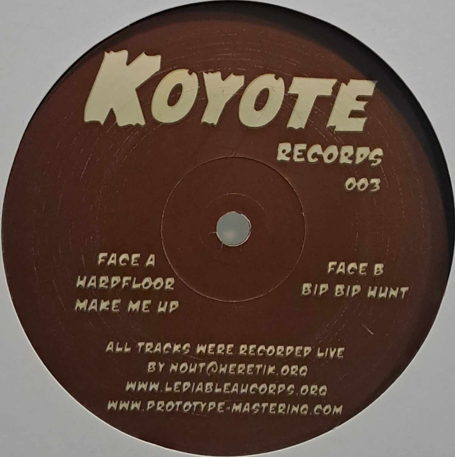 Koyote 03 - vinyle freetekno